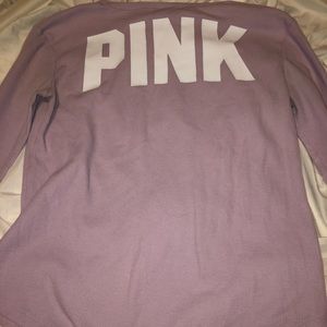 Light pink waffle too long sleeve size small